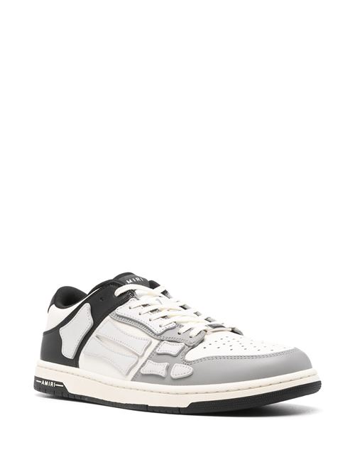 Sneaker Collegiate Skel Top Low Nero Bianco Grigio AMIRI | AMFOSR1031BLACK WHITE GREY